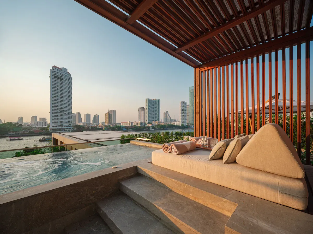 View of Bangkok from a Terrace Room at the Capella Bangkok