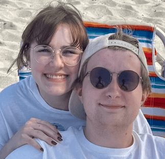 Travelers on a Beach in Hawaii